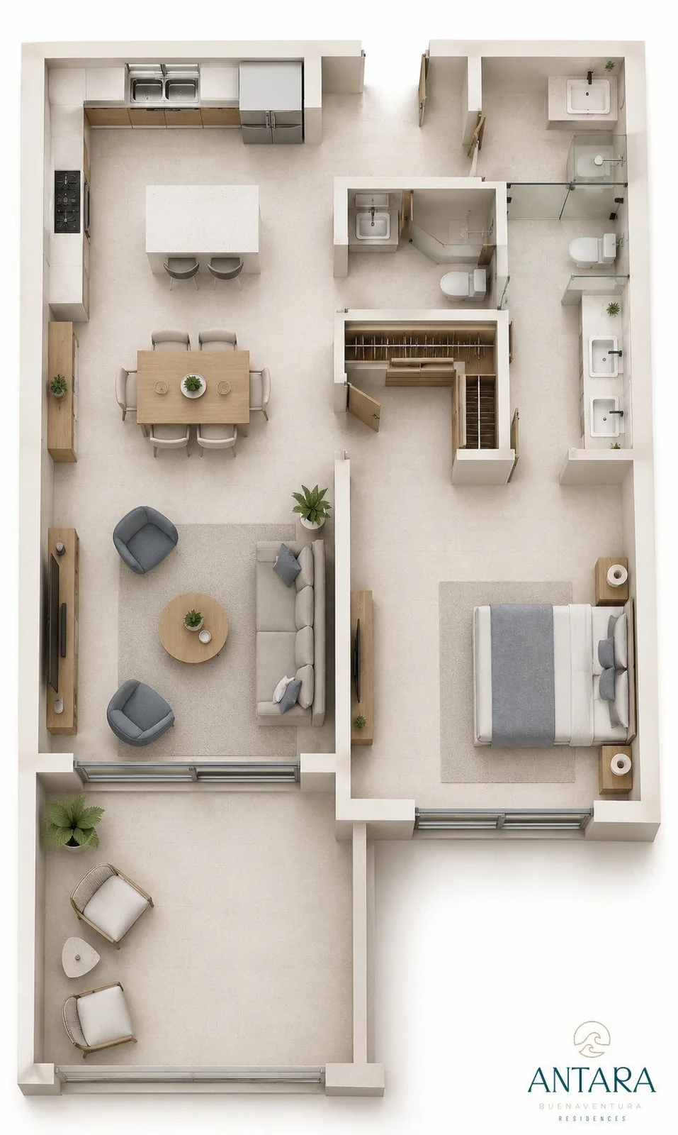 Type A · 95.45 m²